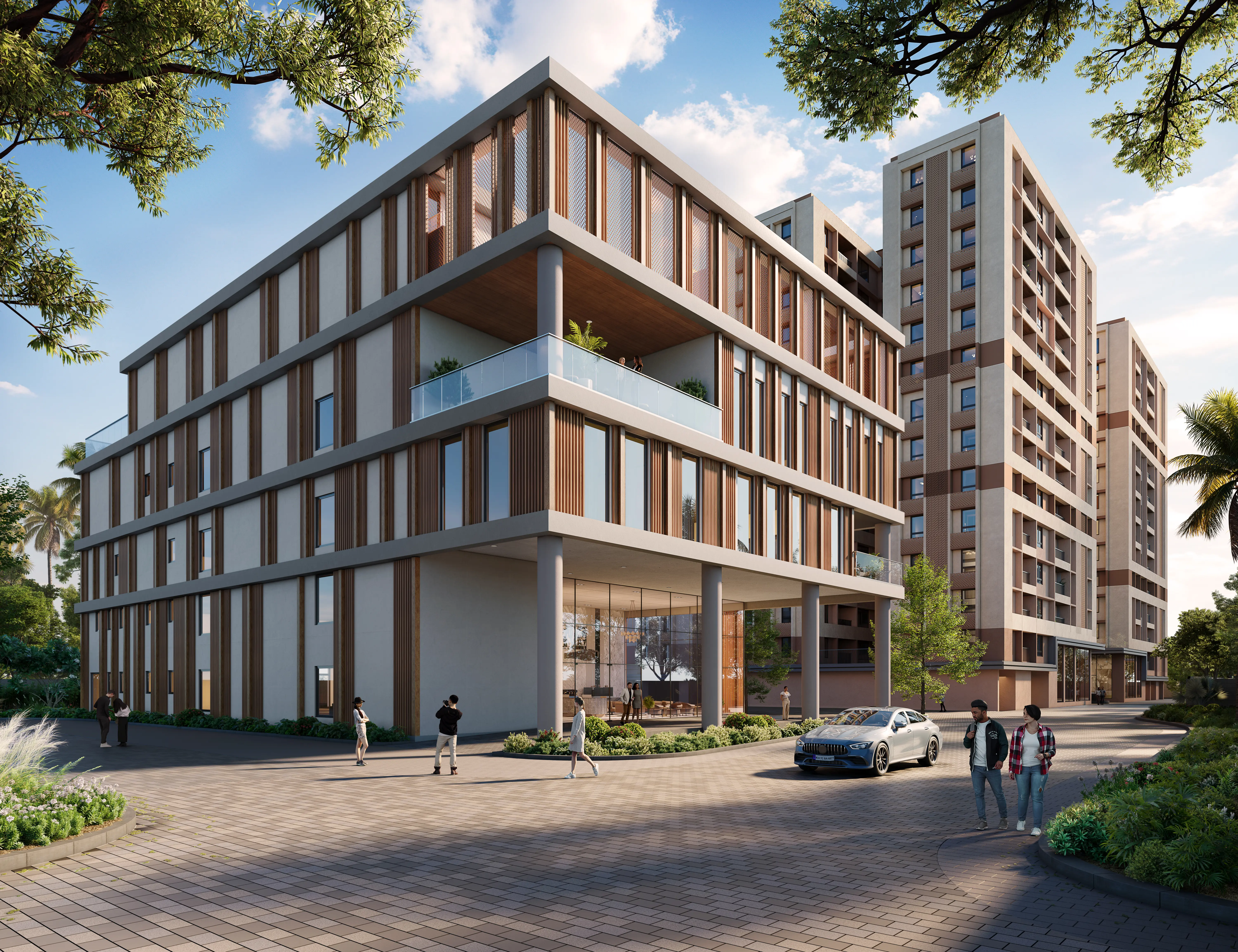 Luxury Apartment Building